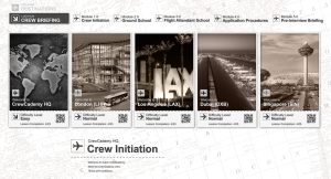 Cabin CrewCademy Website Prototype