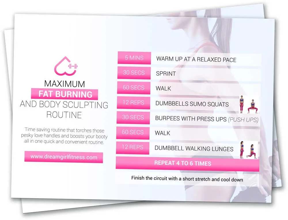DreamGirl Fitness Fat Burning Printable