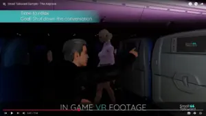 Small Talkward VR Simulation