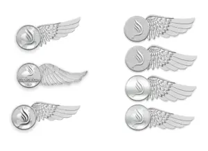 Cabin CrewCademy Wing Pin - Prototypes