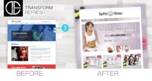 GoPro Fitness - Before and After Flyer Design