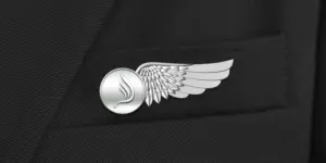 Cabin CrewCademy Wing Pin - Prototype