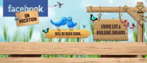 On Vacation - Social Media Banner