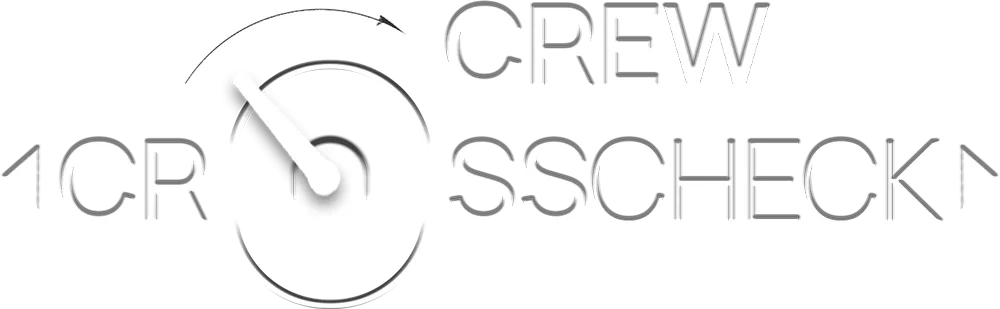 Crew Crosscheck Logo White